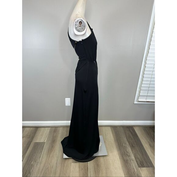 TOM FORD  Zip Detail One Shoulder Jersey Gown IT38/US 2 $4,480 - Picture 7 of 11